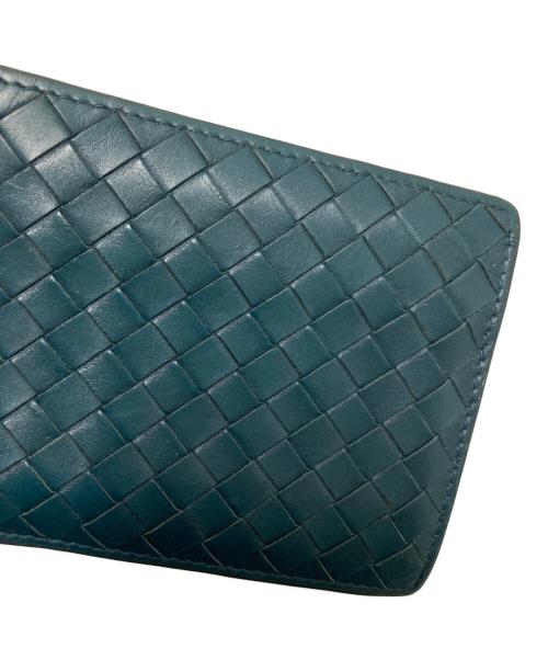 BOTTEGA VENETA（ボッテガベネタ）BOTTEGA VENETA (ボッテガベネタ) 2つ折り財布 ネイビー サイズ:下記参照の古着・服飾アイテム