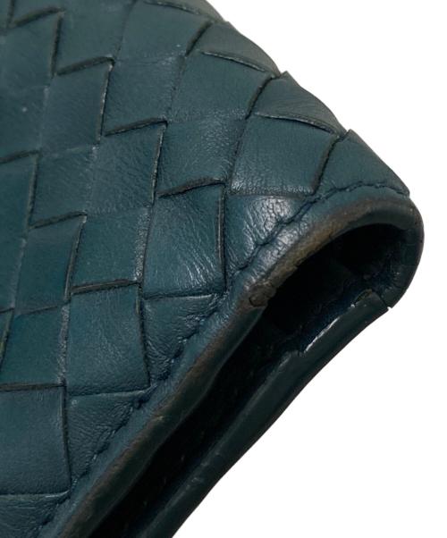 BOTTEGA VENETA（ボッテガベネタ）BOTTEGA VENETA (ボッテガベネタ) 2つ折り財布 ネイビー サイズ:下記参照の古着・服飾アイテム