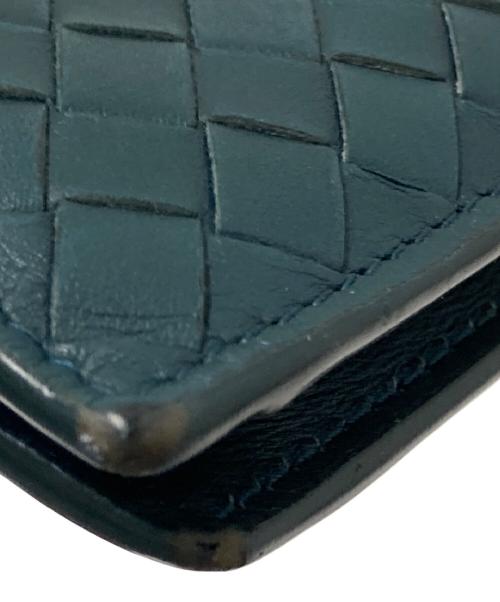 BOTTEGA VENETA（ボッテガベネタ）BOTTEGA VENETA (ボッテガベネタ) 2つ折り財布 ネイビー サイズ:下記参照の古着・服飾アイテム