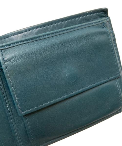 BOTTEGA VENETA（ボッテガベネタ）BOTTEGA VENETA (ボッテガベネタ) 2つ折り財布 ネイビー サイズ:下記参照の古着・服飾アイテム