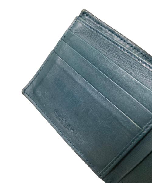 BOTTEGA VENETA（ボッテガベネタ）BOTTEGA VENETA (ボッテガベネタ) 2つ折り財布 ネイビー サイズ:下記参照の古着・服飾アイテム