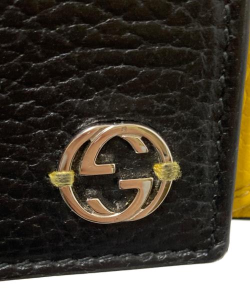 GUCCI（グッチ）GUCCI (グッチ) 長財布 ブラック×イエロー サイズ:下記参照の古着・服飾アイテム