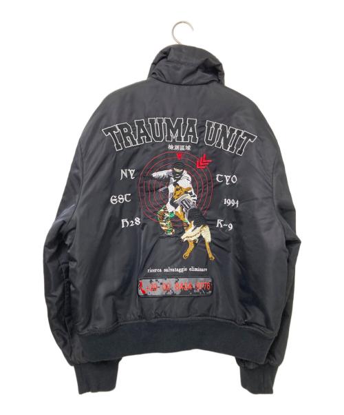 SUPREME（シュプリーム）SUPREME (シュプリーム) 葵産業 (アオイインダストリー) AOI Nylon Bomber Jacket ブラック サイズ:Mの古着・服飾アイテム