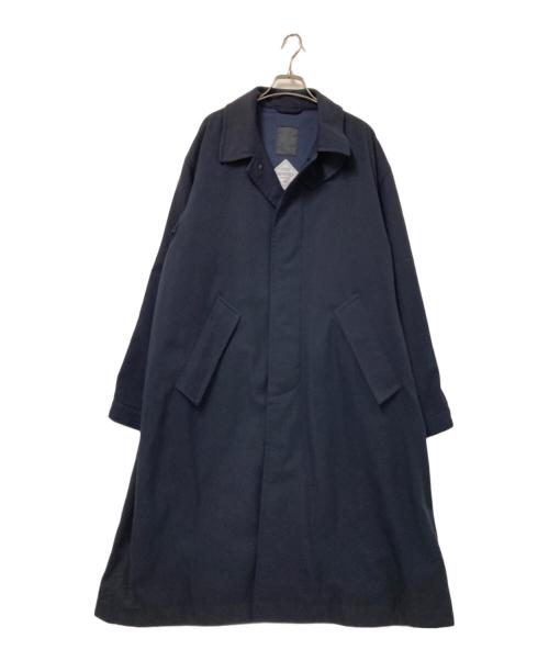 DAIWA PIER39（ダイワ ピア39）DAIWA PIER39 (ダイワ ピア39) 1LDK (ワンエルディーケー) INFINIUM TECH FLANNEL SOUTIEN COLLAR COAT ブラック サイズ:Mの古着・服飾アイテム