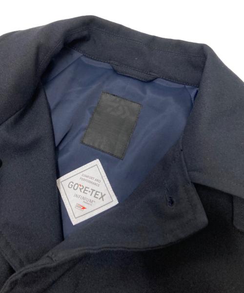 DAIWA PIER39（ダイワ ピア39）DAIWA PIER39 (ダイワ ピア39) 1LDK (ワンエルディーケー) INFINIUM TECH FLANNEL SOUTIEN COLLAR COAT ブラック サイズ:Mの古着・服飾アイテム