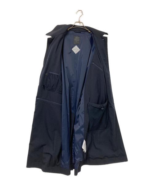 DAIWA PIER39（ダイワ ピア39）DAIWA PIER39 (ダイワ ピア39) 1LDK (ワンエルディーケー) INFINIUM TECH FLANNEL SOUTIEN COLLAR COAT ブラック サイズ:Mの古着・服飾アイテム