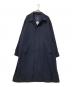 DAIWA PIER39（ダイワ ピア39）の古着「INFINIUM TECH FLANNEL SOUTIEN COLLAR COAT」｜ブラック