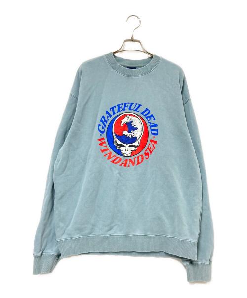 WIND AND SEA（ウィンダンシー）WIND AND SEA (ウィンダンシー) Greatfl Dead CrewNeck Sweatshirt グレー サイズ:Lの古着・服飾アイテム