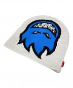 SUPREME×SPITFIREシュプリーム×スピットファイア）の古着「Beanie」｜ブルー×ホワイト
