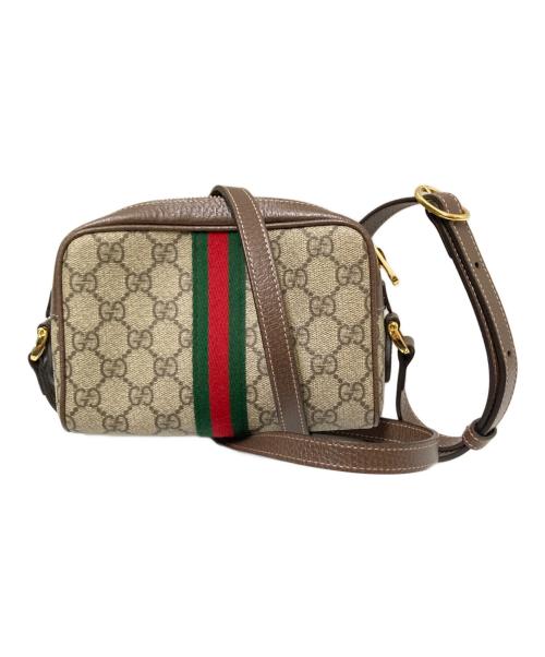 GUCCI（グッチ）GUCCI (グッチ) オフディアGGスプリームミニバッグ ブラウン サイズ:下記参照の古着・服飾アイテム
