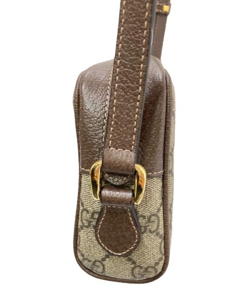 GUCCI（グッチ）GUCCI (グッチ) オフディアGGスプリームミニバッグ ブラウン サイズ:下記参照の古着・服飾アイテム