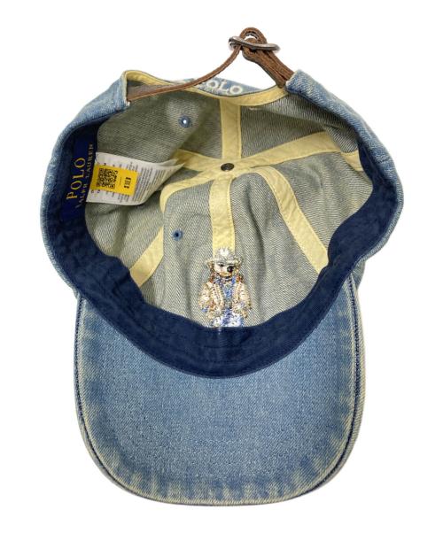 POLO RALPH LAUREN（ポロ・ラルフローレン）POLO RALPH LAUREN (ポロ・ラルフローレン) Polo Bear Denim Ball Cap インディゴ サイズ:下記参照の古着・服飾アイテム