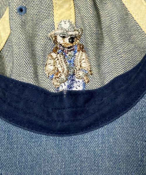 POLO RALPH LAUREN（ポロ・ラルフローレン）POLO RALPH LAUREN (ポロ・ラルフローレン) Polo Bear Denim Ball Cap インディゴ サイズ:下記参照の古着・服飾アイテム
