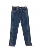 LEVI'S REDリーバイス レッド）の古着「裾ジップデニムパンツ」｜インディゴ