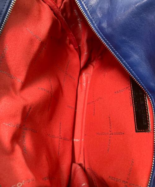 JACQUES LE CORRE（ジャックルコー）JACQUES LE CORRE (ジャックルコー) レザーショルダーバッグ ブルー サイズ:下記参照の古着・服飾アイテム