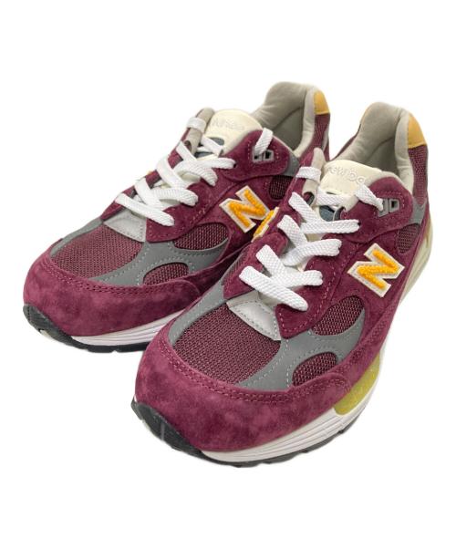 NEW BALANCE（ニューバランス）NEW BALANCE (ニューバランス) 992 ローカットスニーカー パープル サイズ:24.5cmの古着・服飾アイテム