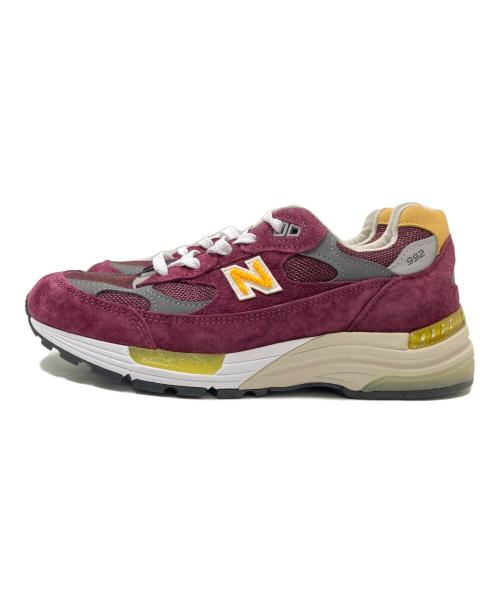 NEW BALANCE（ニューバランス）NEW BALANCE (ニューバランス) 992 ローカットスニーカー パープル サイズ:24.5cmの古着・服飾アイテム