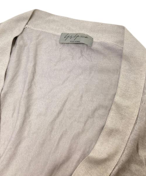 Yohji Yamamoto pour homme（ヨウジヤマモト プールオム）Yohji Yamamoto pour homme (ヨウジヤマモト プールオム) カーディガン ブラック×グレー サイズ:3の古着・服飾アイテム