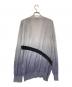 Yohji Yamamoto pour homme (ヨウジヤマモト プールオム) カーディガン ブラック×グレー サイズ:3：7000円