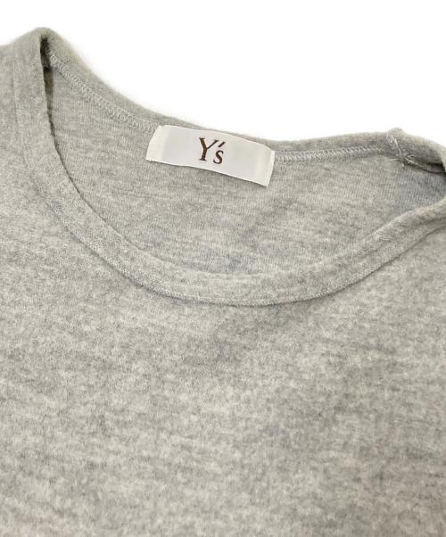 Y's（ワイズ）Y's (ワイズ) ウール混ニット グレー サイズ:3の古着・服飾アイテム