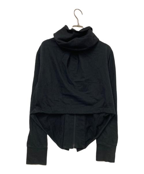 Y's（ワイズ）Y's (ワイズ) 変型ジップパーカー ブラック サイズ:2の古着・服飾アイテム