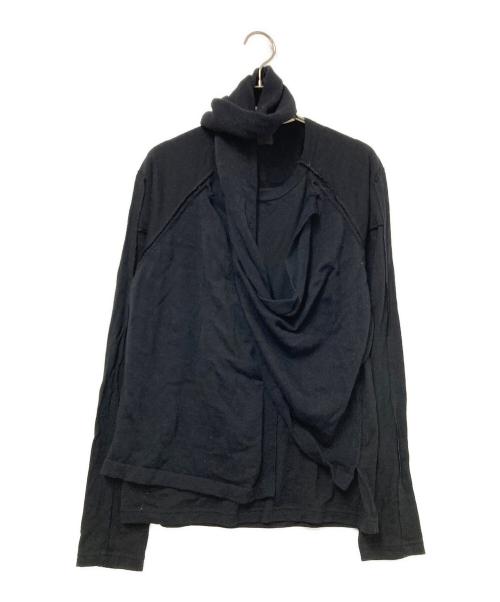 Y's（ワイズ）Y's (ワイズ) レイヤードニット ブラック サイズ:3の古着・服飾アイテム