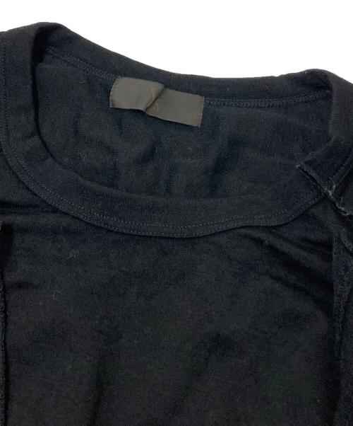 Y's（ワイズ）Y's (ワイズ) レイヤードニット ブラック サイズ:3の古着・服飾アイテム