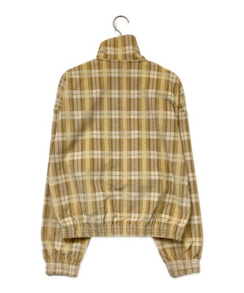 adidas（アディダス）adidas (アディダス) TARTAN HALF ZIP ホワイト×ベージュ サイズ:Lの古着・服飾アイテム
