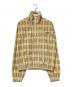adidas（アディダス）の古着「TARTAN HALF ZIP」｜ホワイト×ベージュ
