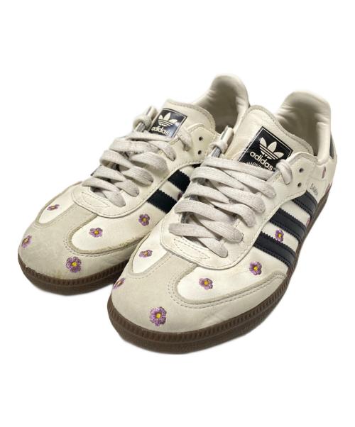 adidas（アディダス）adidas (アディダス) Samba OG 花柄刺繍 ブラック×ホワイト サイズ:24.0㎝の古着・服飾アイテム