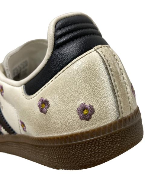 adidas（アディダス）adidas (アディダス) Samba OG 花柄刺繍 ブラック×ホワイト サイズ:24.0㎝の古着・服飾アイテム