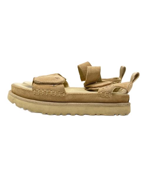 UGG（アグ）UGG (アグ) アンクルストラップサンダル ベージュ サイズ:24.0㎝の古着・服飾アイテム