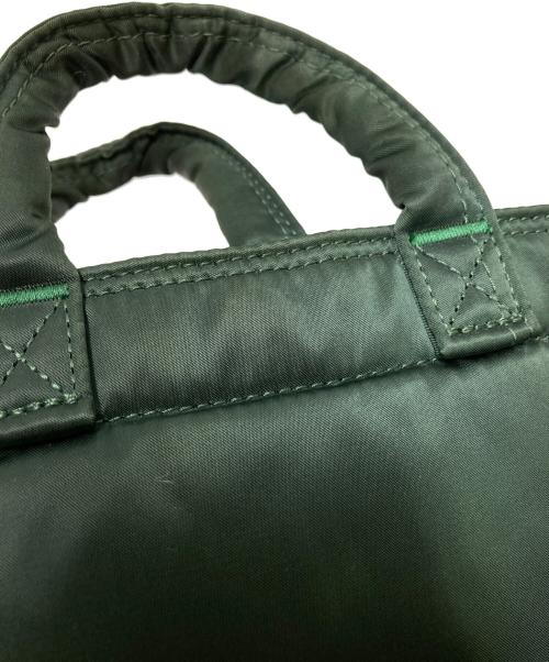 PORTER（ポーター）PORTER (ポーター) STARBUCKS COFFEE (スターバックス コーヒー) COFFEE BEAN SHAPE DRUM BAG グリーン×ブラック サイズ:下記参照の古着・服飾アイテム