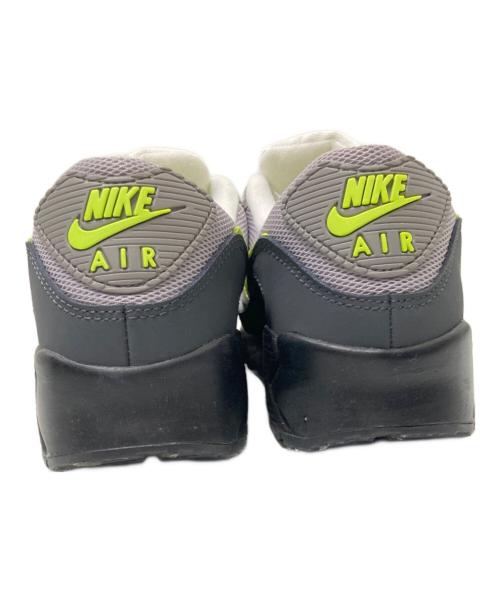 NIKE（ナイキ）NIKE (ナイキ) AIR MAX 90 BLACK/NEON YELLOW-ANTHRACITE グレー×イエロー サイズ:26.5cmの古着・服飾アイテム