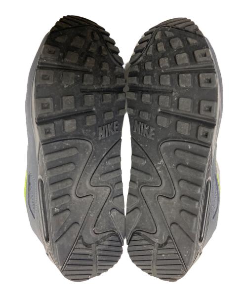 NIKE（ナイキ）NIKE (ナイキ) AIR MAX 90 BLACK/NEON YELLOW-ANTHRACITE グレー×イエロー サイズ:26.5cmの古着・服飾アイテム
