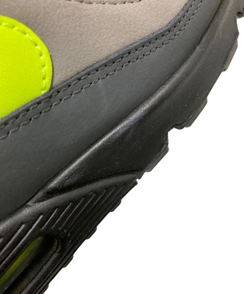 NIKE（ナイキ）NIKE (ナイキ) AIR MAX 90 BLACK/NEON YELLOW-ANTHRACITE グレー×イエロー サイズ:26.5cmの古着・服飾アイテム