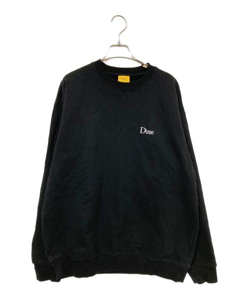 Dime（ダイム）Dime (ダイム) クルーネックスウェット ブラック サイズ:Lの古着・服飾アイテム
