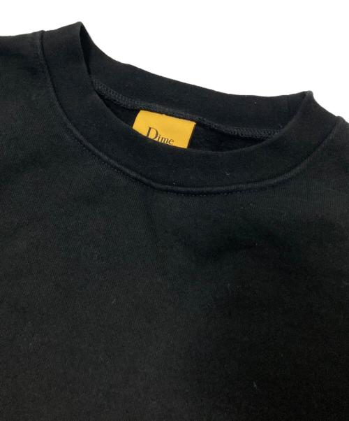 Dime（ダイム）Dime (ダイム) クルーネックスウェット ブラック サイズ:Lの古着・服飾アイテム