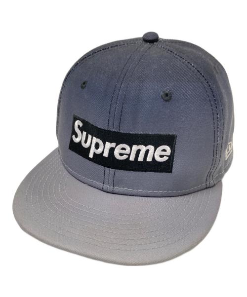New Era（ニューエラ）New Era (ニューエラ) SUPREME (シュプリーム) Gradient Box Logoキャップ ブラック×グレー サイズ:下記参照の古着・服飾アイテム