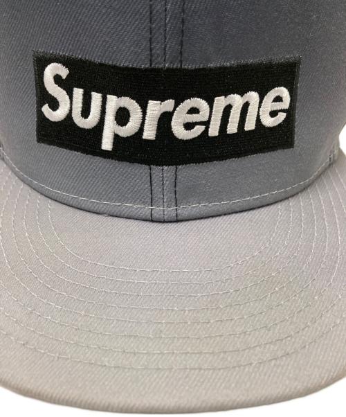 New Era（ニューエラ）New Era (ニューエラ) SUPREME (シュプリーム) Gradient Box Logoキャップ ブラック×グレー サイズ:下記参照の古着・服飾アイテム