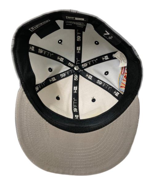 New Era（ニューエラ）New Era (ニューエラ) SUPREME (シュプリーム) Gradient Box Logoキャップ ブラック×グレー サイズ:下記参照の古着・服飾アイテム