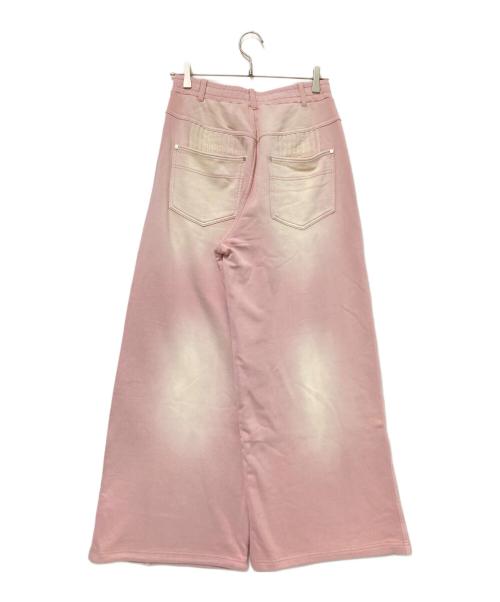 SLY（スライ）SLY (スライ) DENIM DETAIL AGING SW パンツ ピンクベージュ サイズ:FREE 未使用品の古着・服飾アイテム