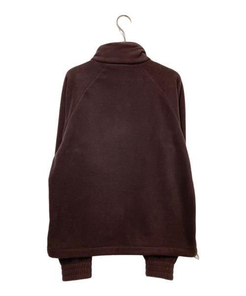 adidas（アディダス）adidas (アディダス) ニュートラルコート 1/4ジップ トラックトップ ブラウン サイズ:Sの古着・服飾アイテム