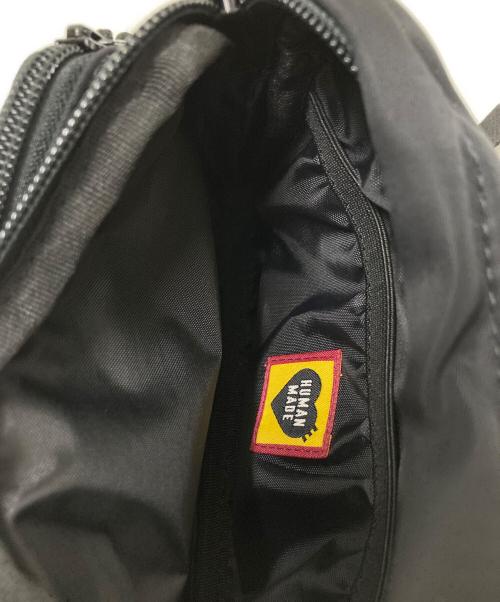 HUMAN MADE（ヒューマンメイド）HUMAN MADE (ヒューマンメイド) MILITARY POUCH MINI ブラック×ホワイト サイズ:下記参照の古着・服飾アイテム