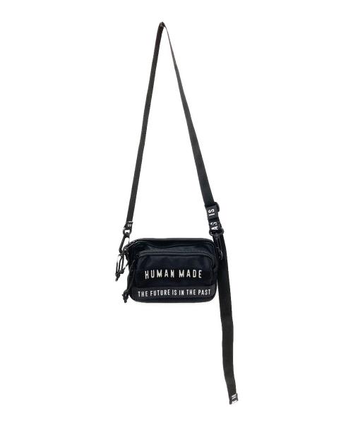 HUMAN MADE（ヒューマンメイド）HUMAN MADE (ヒューマンメイド) MILITARY POUCH MINI ブラック×ホワイト サイズ:下記参照の古着・服飾アイテム