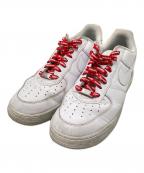 NIKE×SUPREMEナイキ×シュプリーム）の古着「ローカットスニーカー」｜ホワイト×レッド