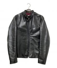 Schott（ショット）の古着「641XXHホースハイドシングルライダースレザージャケット」｜ブラック