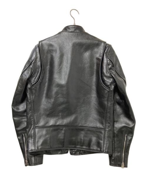 Schott（ショット）Schott (ショット) 641XXHホースハイドシングルライダースレザージャケット ブラック サイズ:36の古着・服飾アイテム