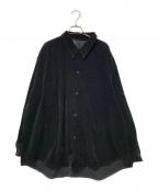 N.HOOLYWOODエヌ ハリウッド）の古着「CORDUROY WIDE SHIRT」｜ブラック