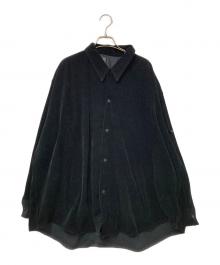N.HOOLYWOOD（エヌ ハリウッド）の古着「CORDUROY WIDE SHIRT」｜ブラック